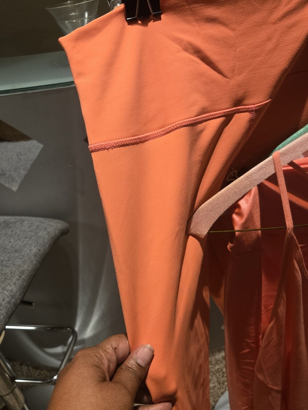 Orange Active Leggings